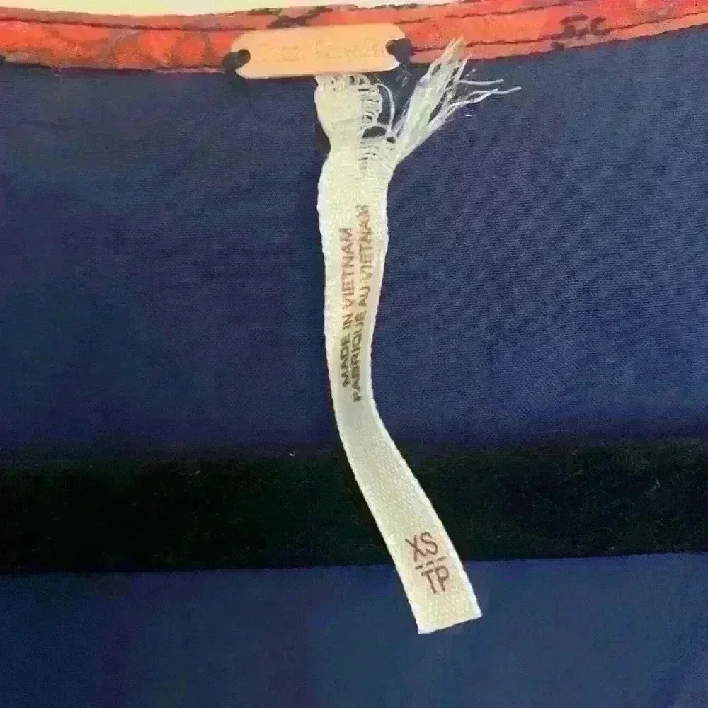 Free People Teegan Mini Dress in Peach Combo, size XS - Picture 8 of 16